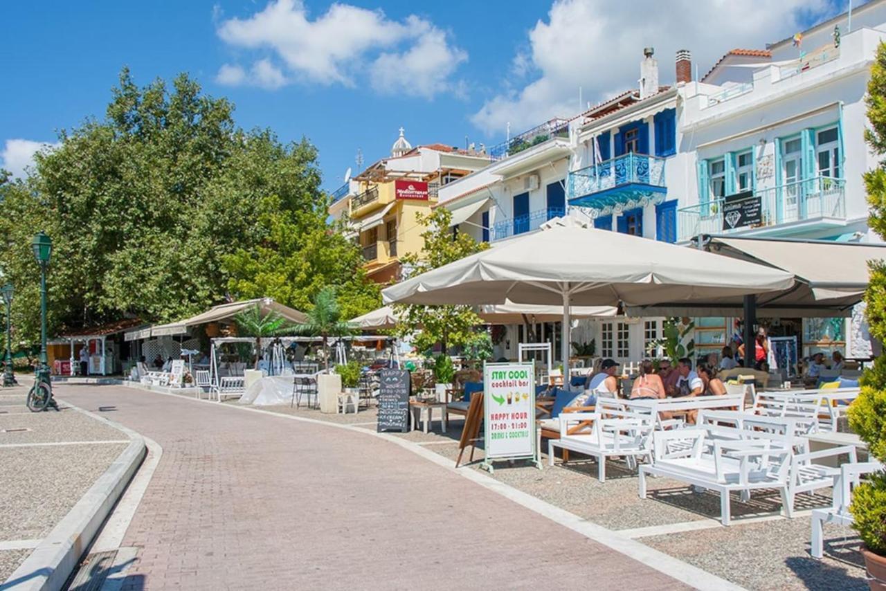 Mikri Gonia Villa Skiathos Town Bagian luar foto
