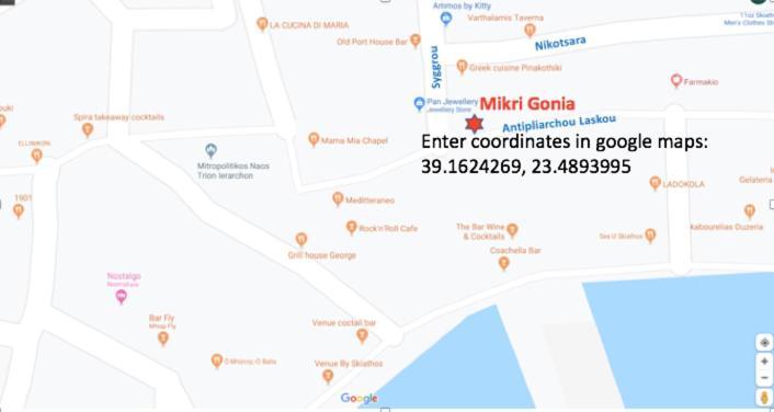 Mikri Gonia Villa Skiathos Town Bagian luar foto